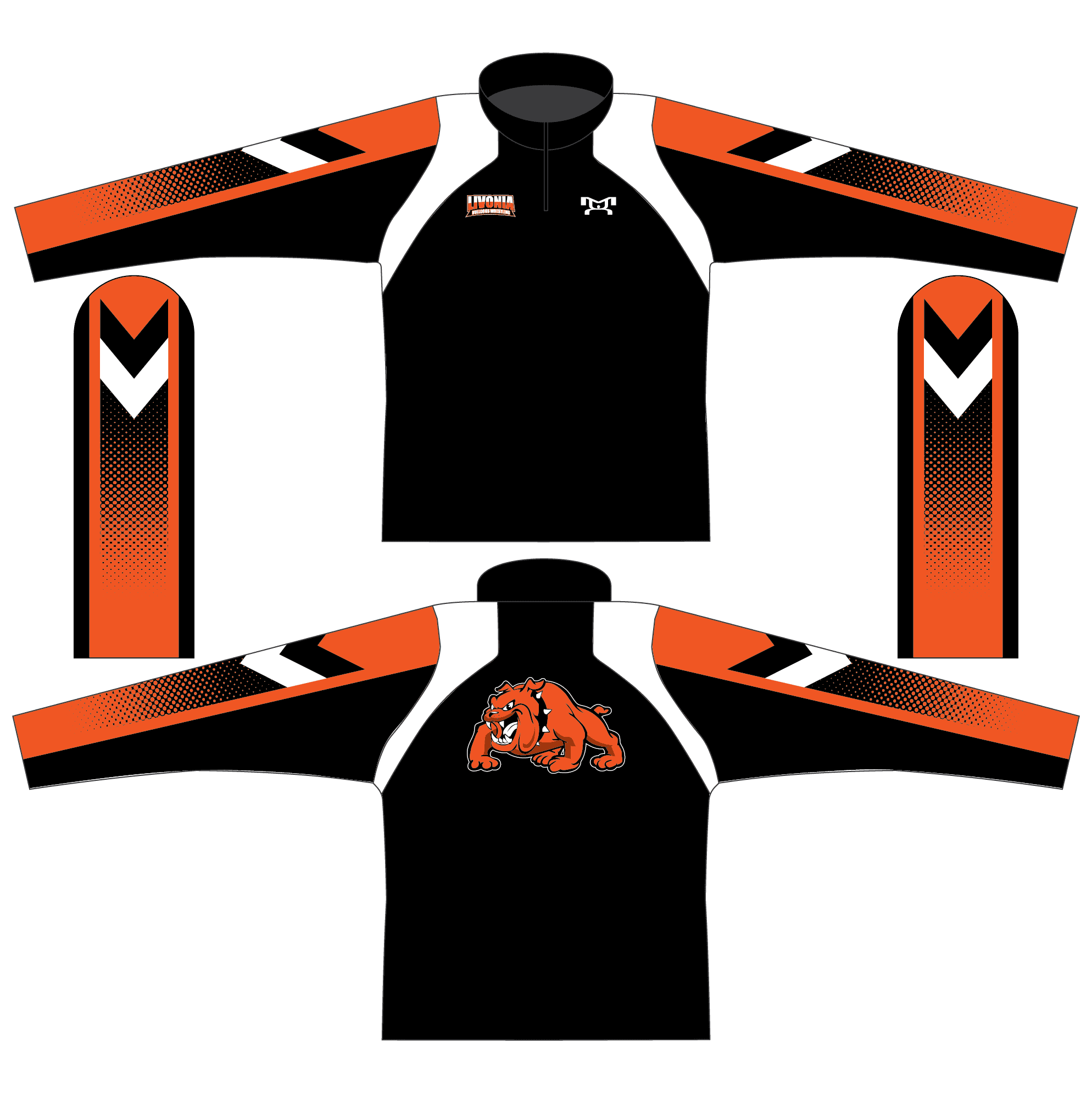Livonia Bulldogs Quarter Zip 2024