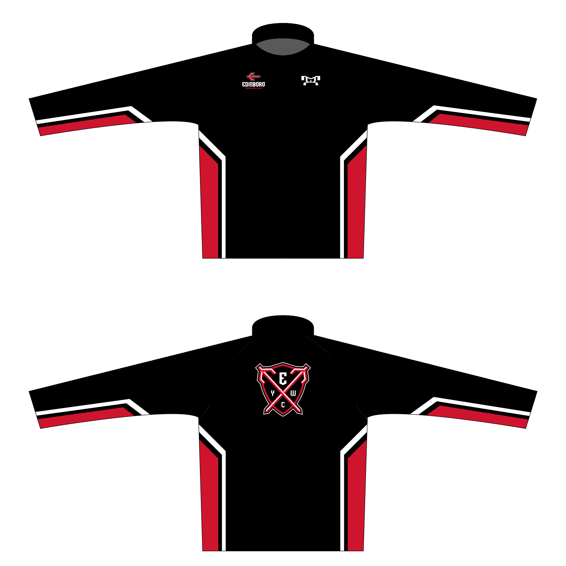 Edinboro Youth Wrestling Club Custom Intrepid Quarter Zip