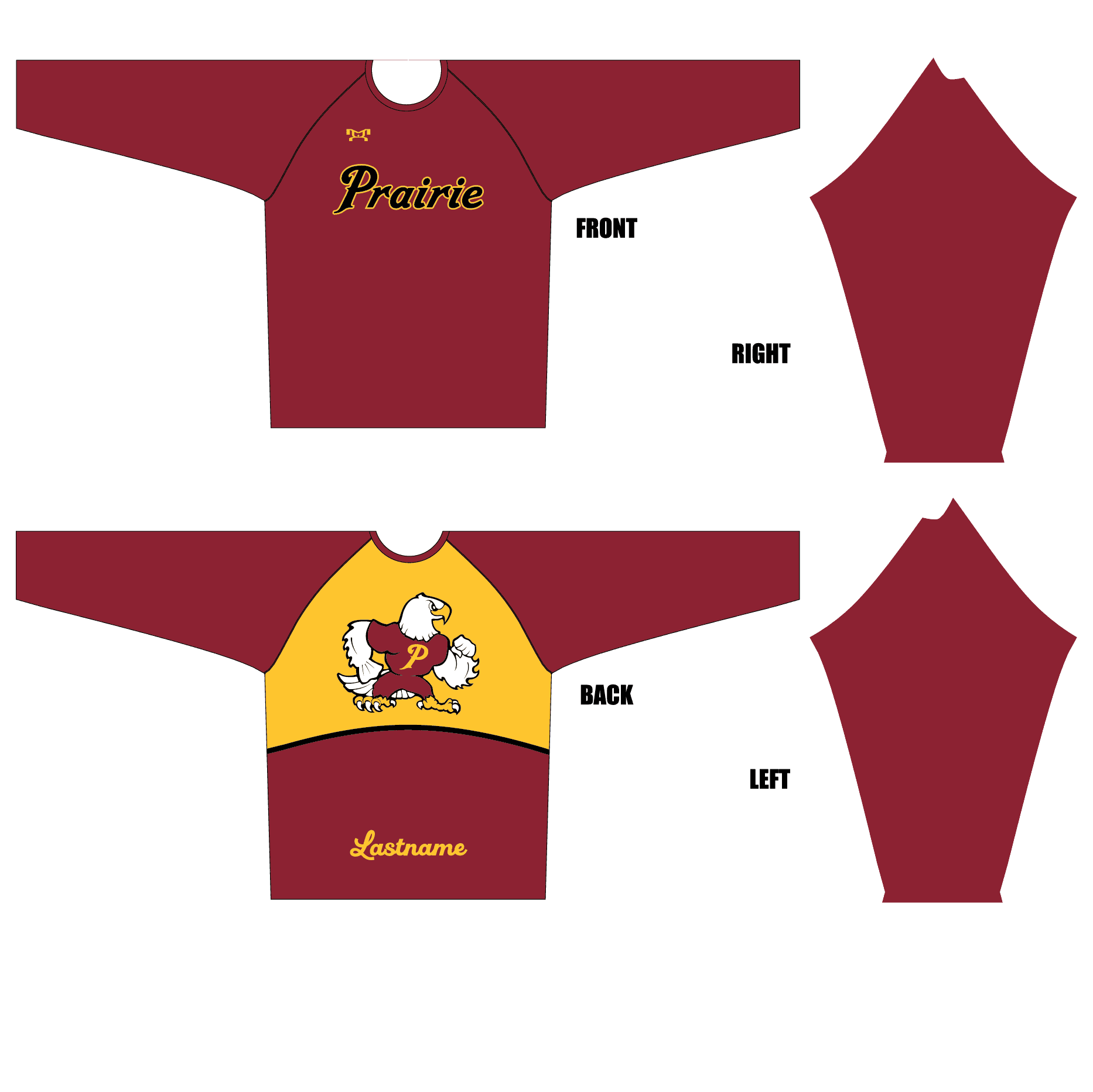 Prairie High School Long Sleeve Dri-Fit
