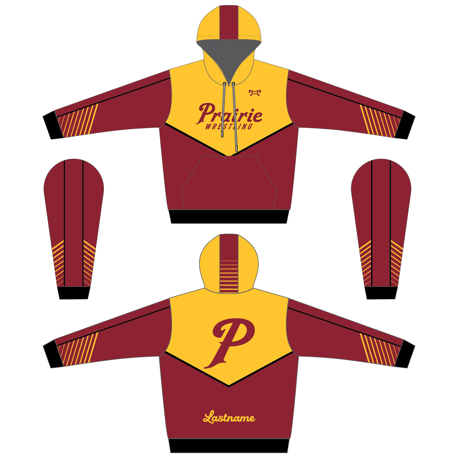 Prairie High School Sublimated Custom Hoodie