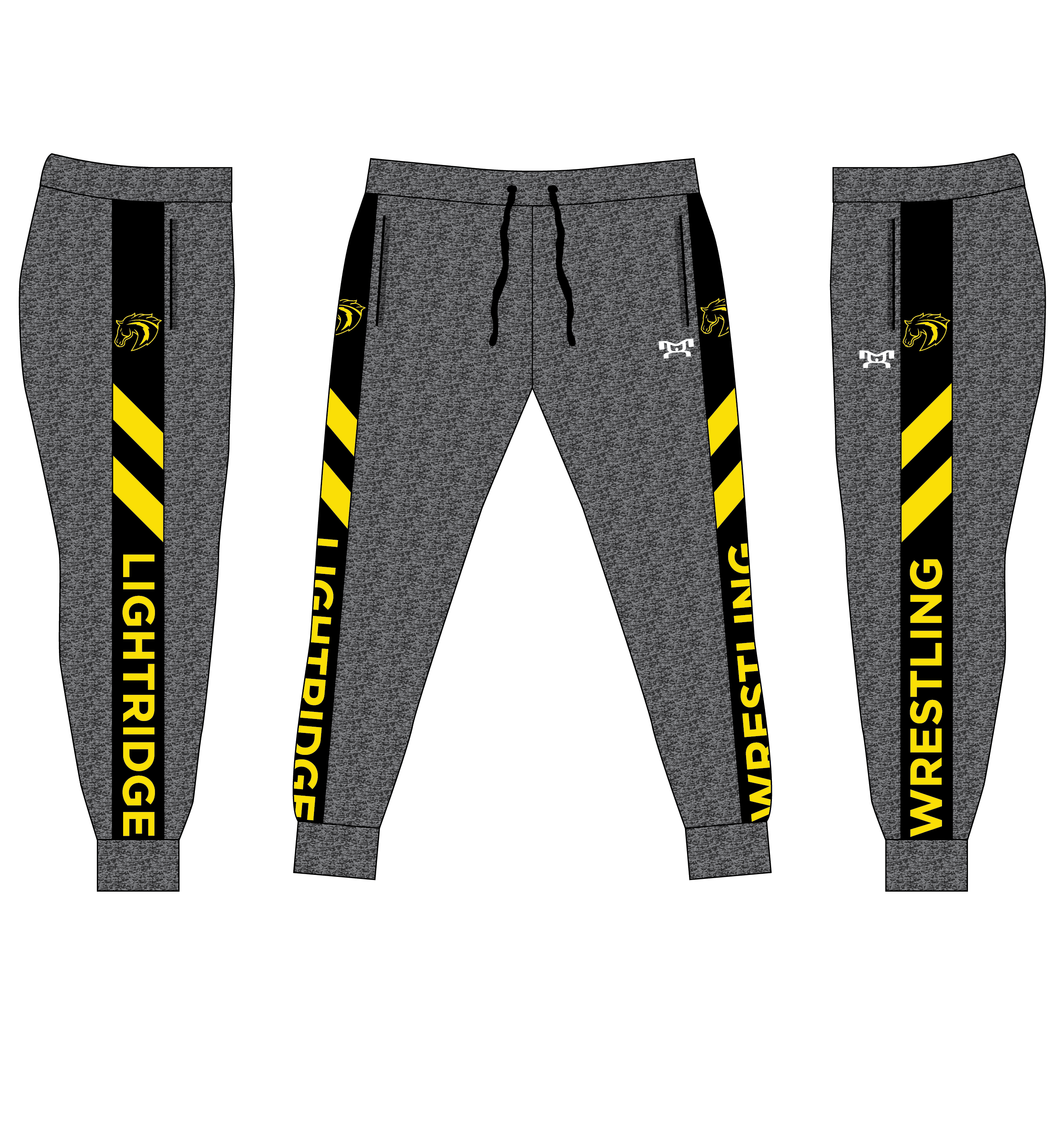 Lightridge High School Custom Joggers (Heathered fabric may vary in color & texture)