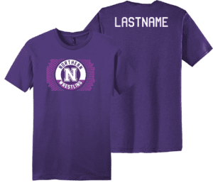 Northern York Custom Purple Heat Press T Shirt
