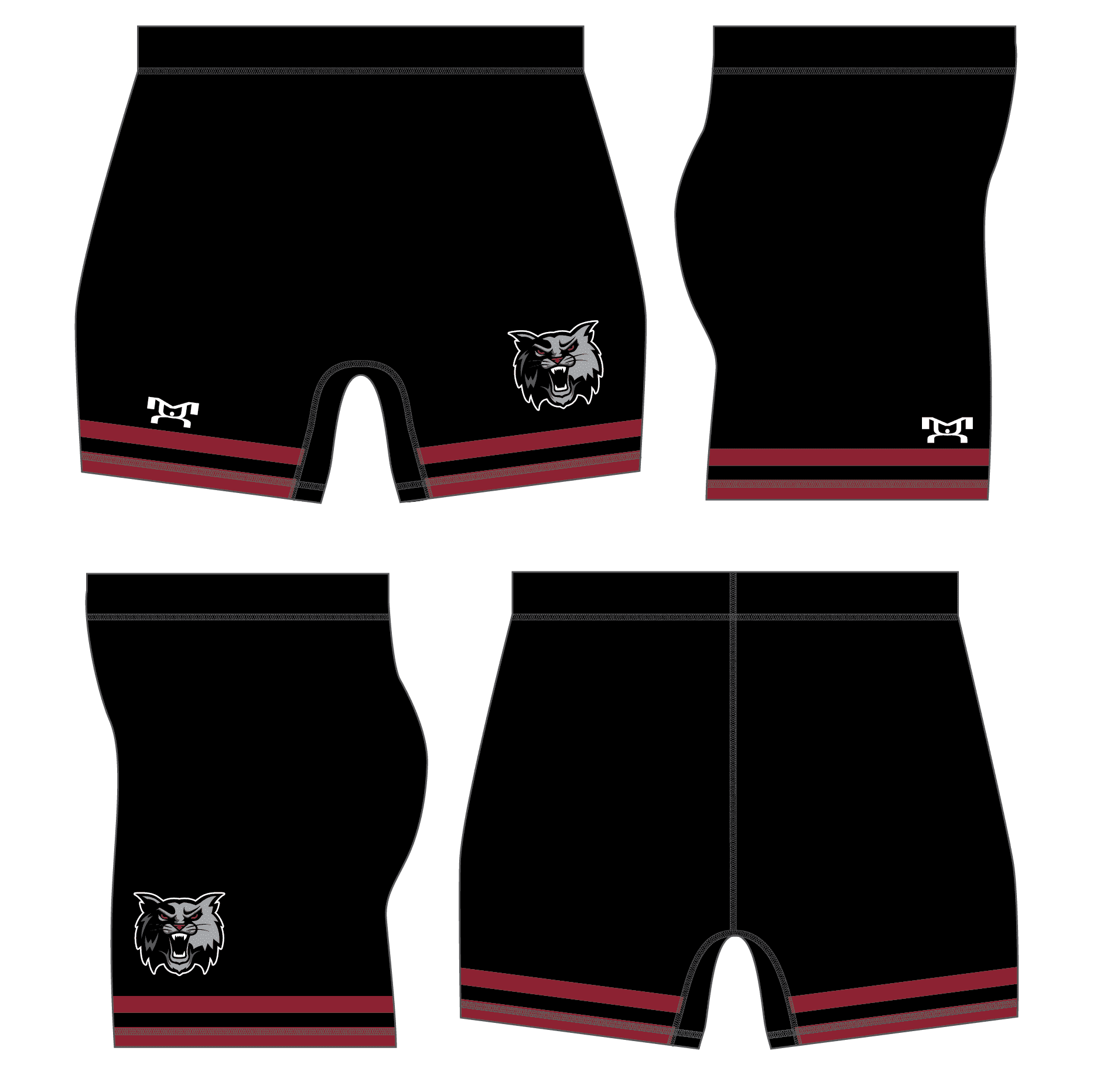 Toppenish High School Custom Women's Compression Shorts