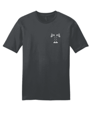 Tinna Lawn Grey Heat Press T Shirt