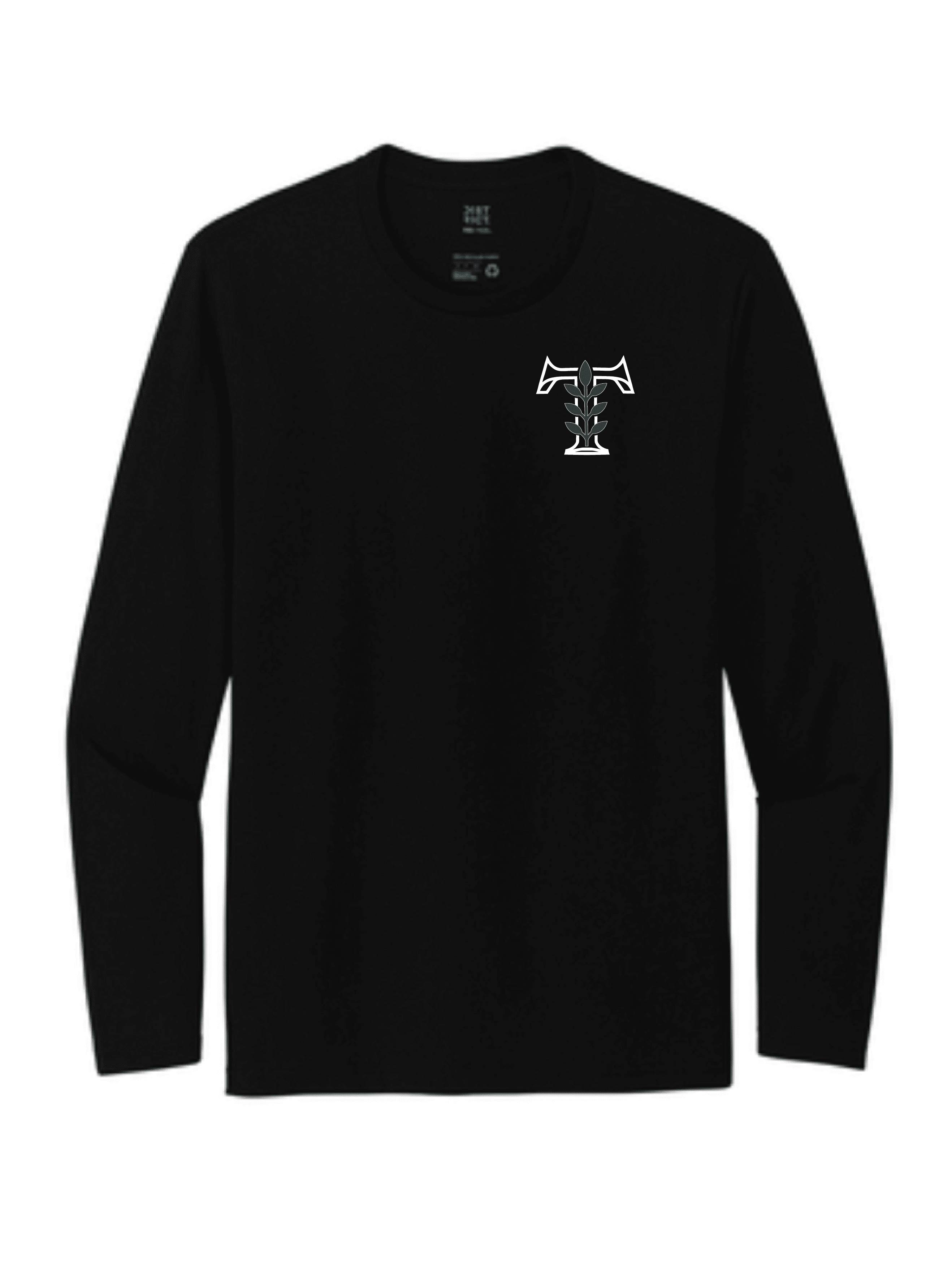 Tinna Lawn Heat Press Black Long Sleeve T-Shirt