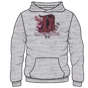 Dothan HS Custom Sublimated Decal Grey Hoodie 2025
