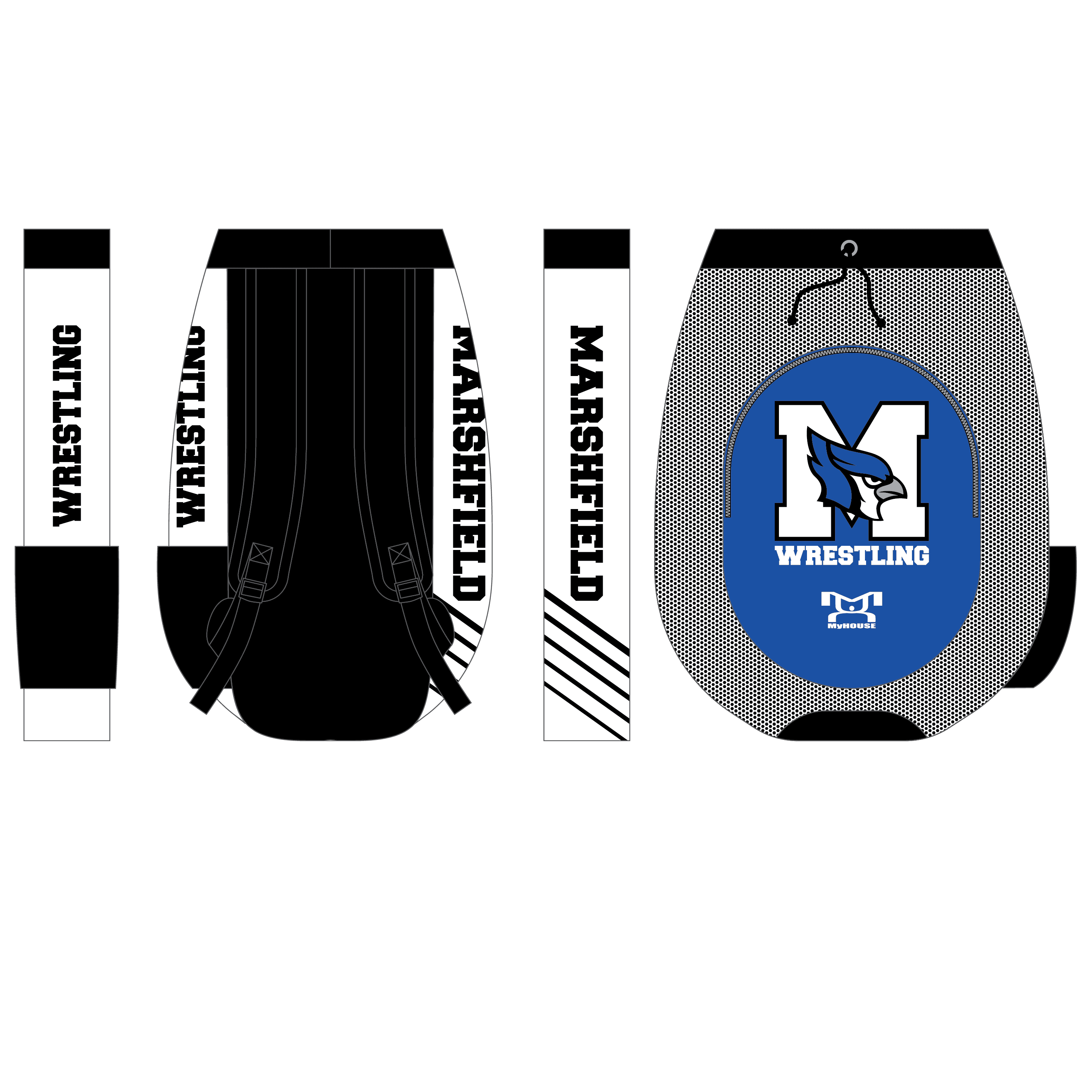 Marshfield Youth Sublimated Custom Gear Bag