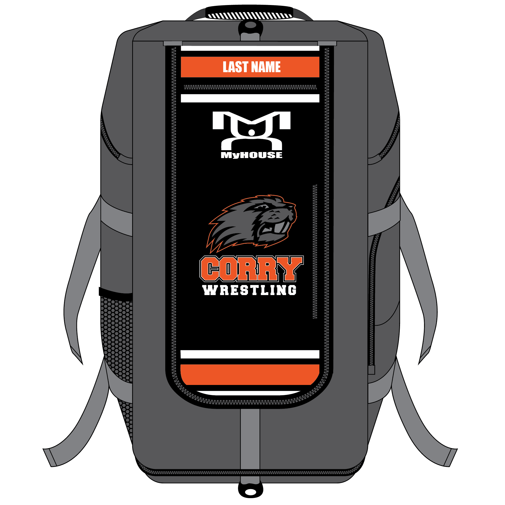 Corry Beavers Girls HS Wrestling Hybrid Gear Bag 2024 (THIS WILL SHIP IN 6-8 WEEKS)***