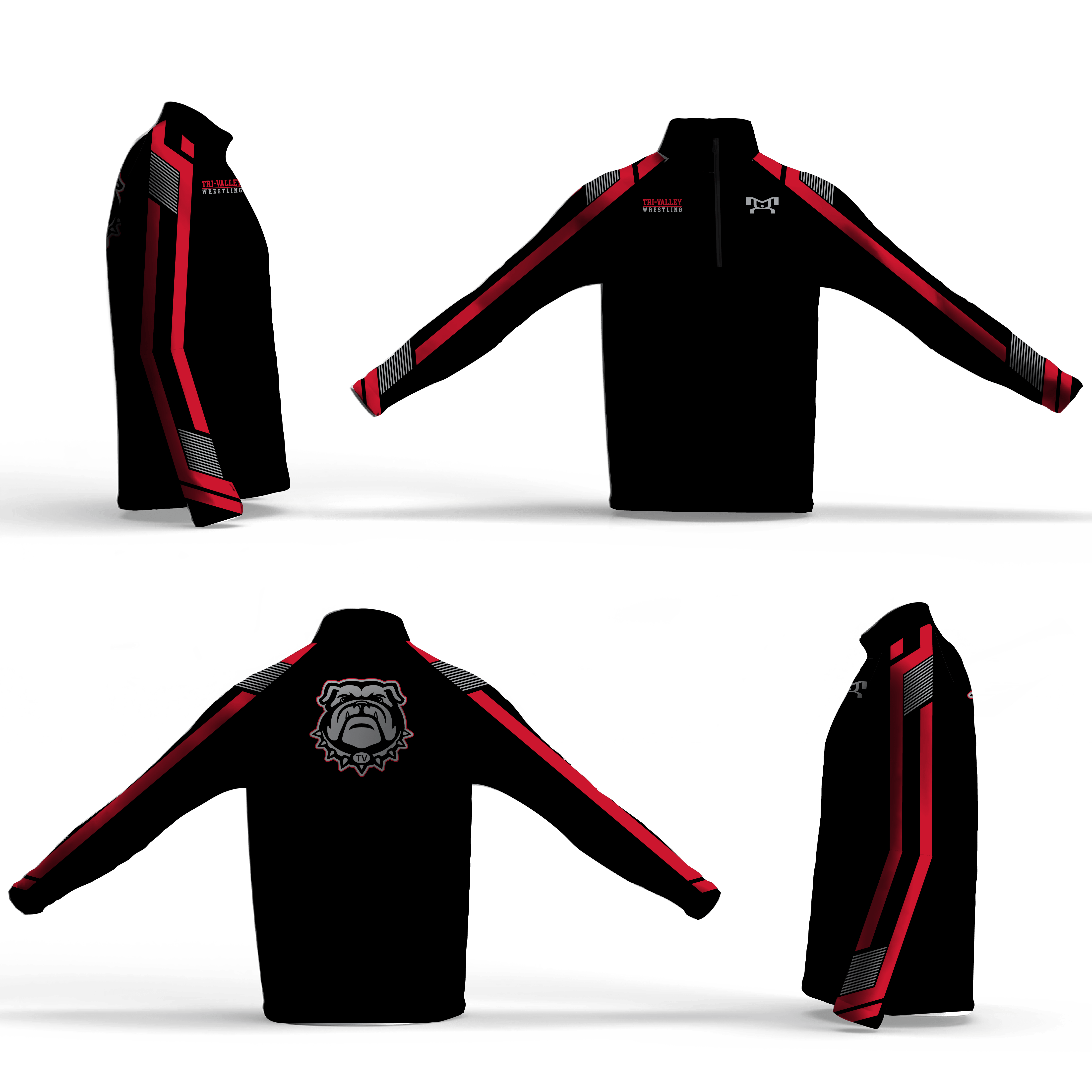 Tri Valley Wrestling Club Custom Intrepid Quarter Zip