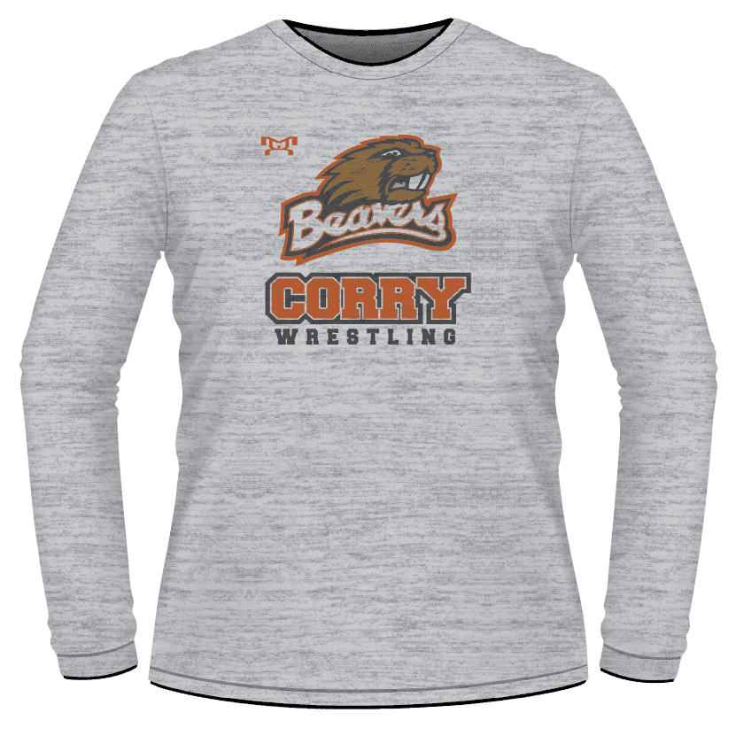 Corry Beavers Girls HS Wrestling Custom Sublimated Decal Long Sleeve 2024