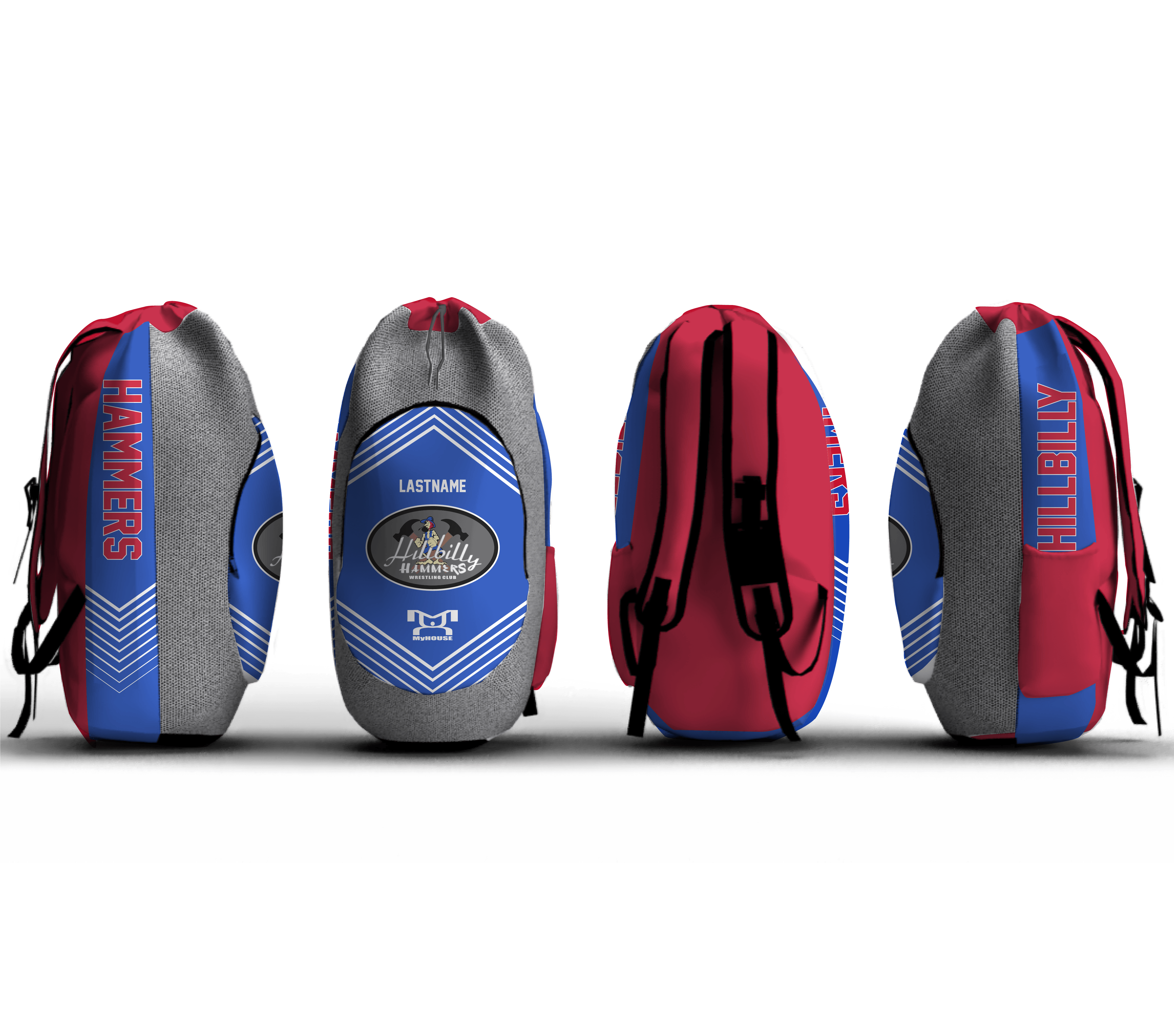 Hillbilly Hammers Sublimated Custom Gear Bag