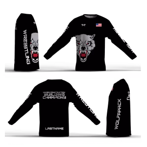 Wolfpack Wrestling Loose Long Sleeve Dri-Fit
