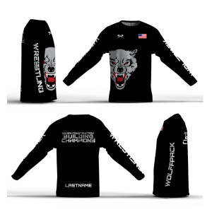 Wolfpack Wrestling Loose Long Sleeve Dri-Fit