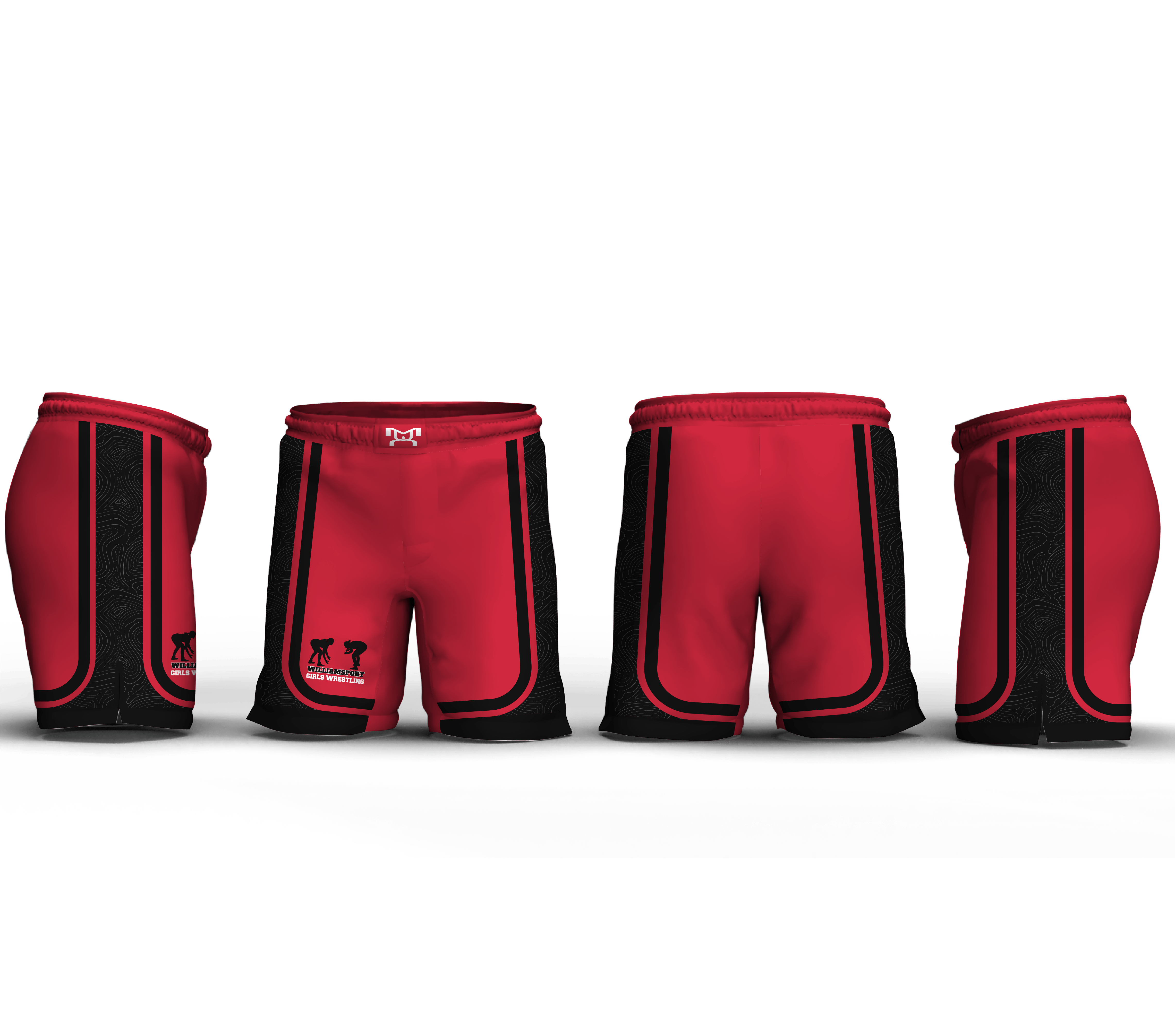 Williamsport Men's 9" Girls Logo Fight Short 2024