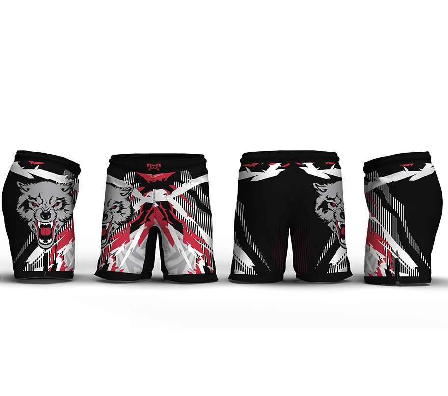 Wolfpack Wrestling Men's 9" Fight Short