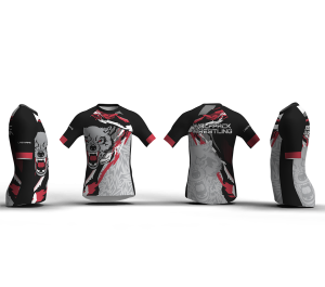 Wolfpack Wrestling Men's Compression Short Sleeve Shirt