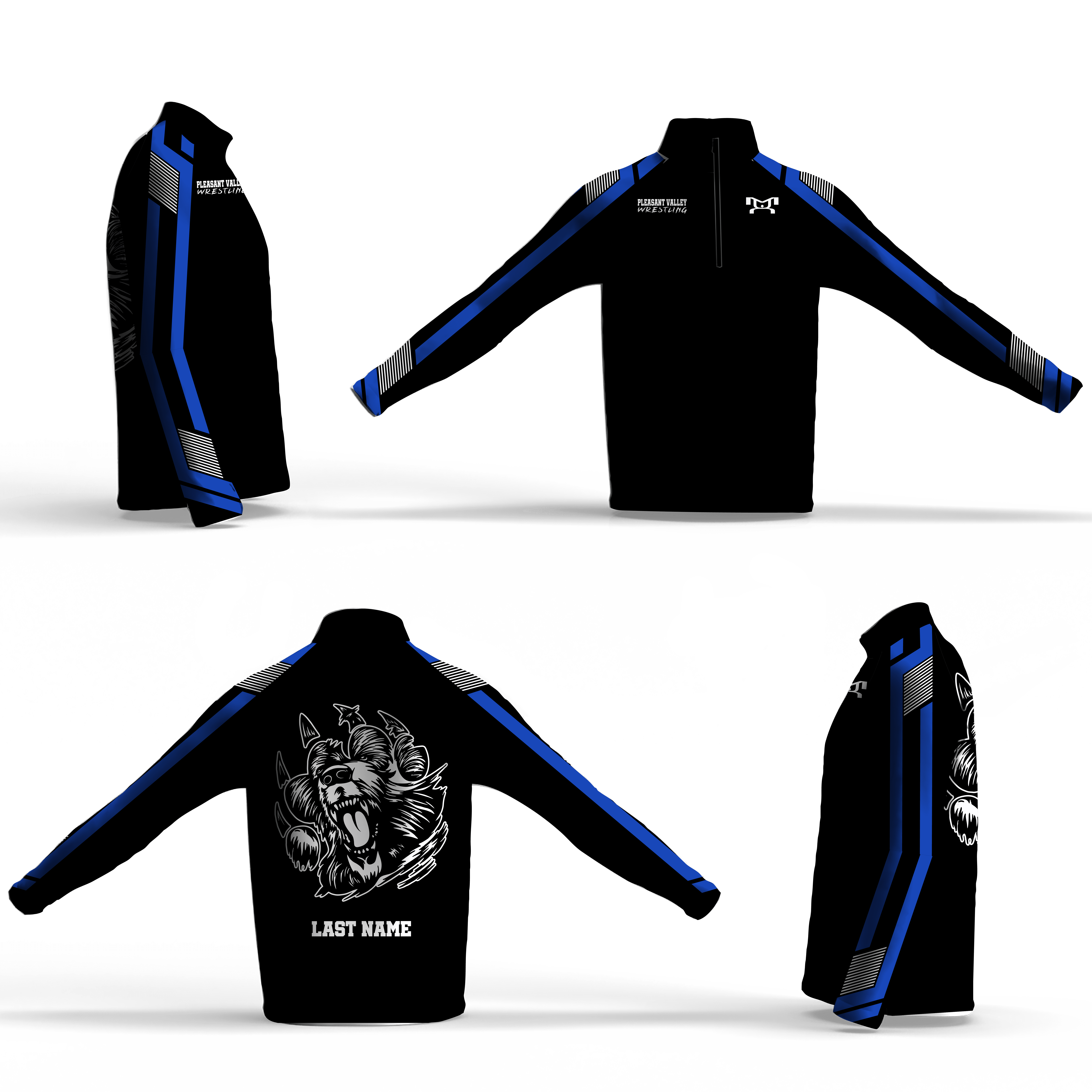 Pleasant Valley Grizzlies Intrepid Quarter Zip