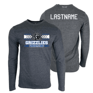 Pleasant Valley Grizzlies Custom Heat Press Long Sleeve T-Shirt