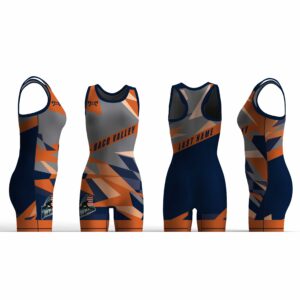 Saco Valley Wrestling ORANGE Women's Custom Singlet