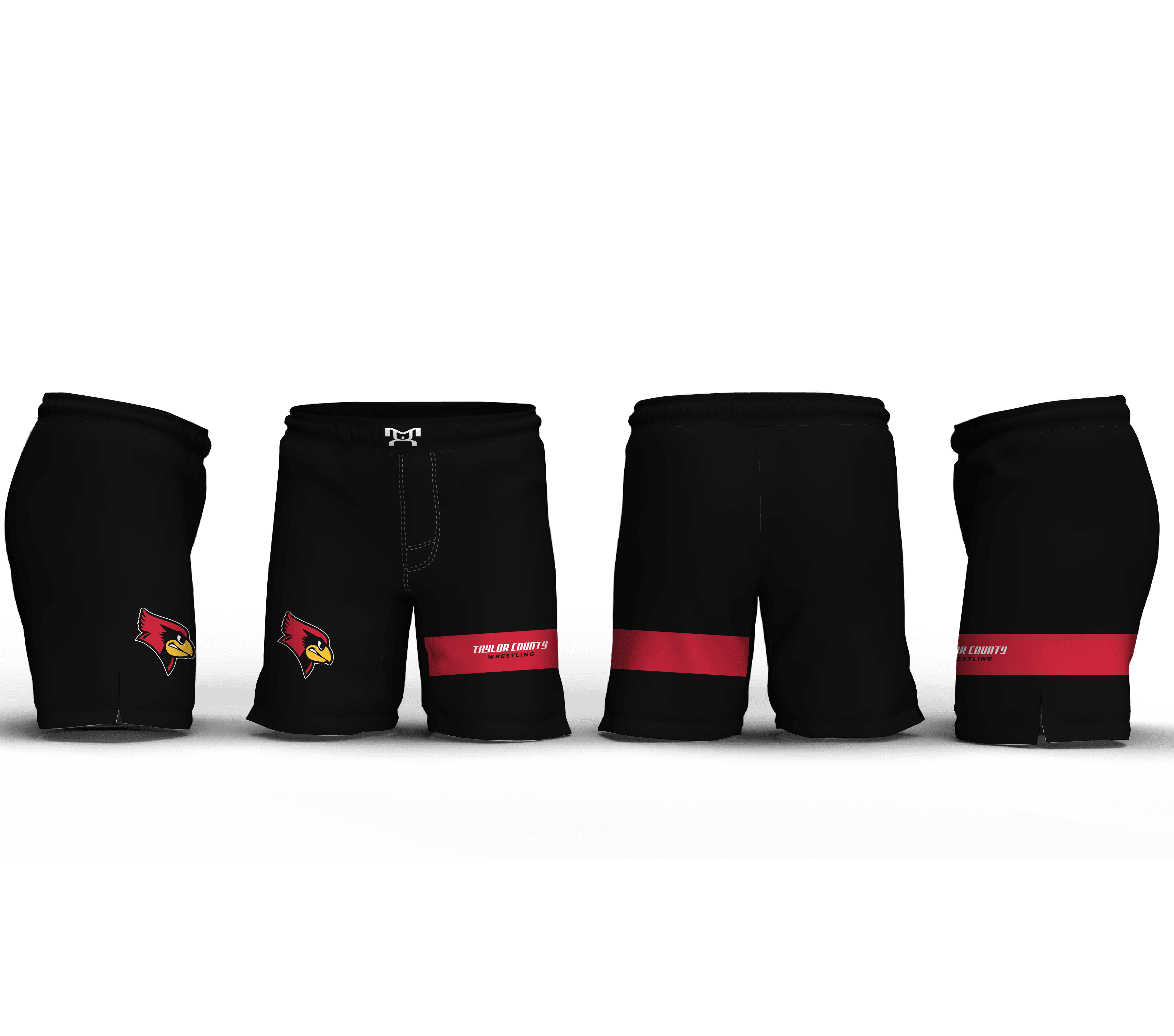 KY Taylor County Wrestling Men's 9" Fight Short