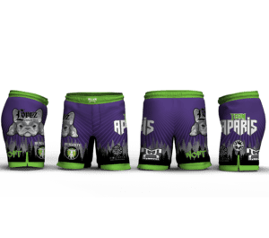 TEAM APARIS PURPLE Men's 9" Fight Short