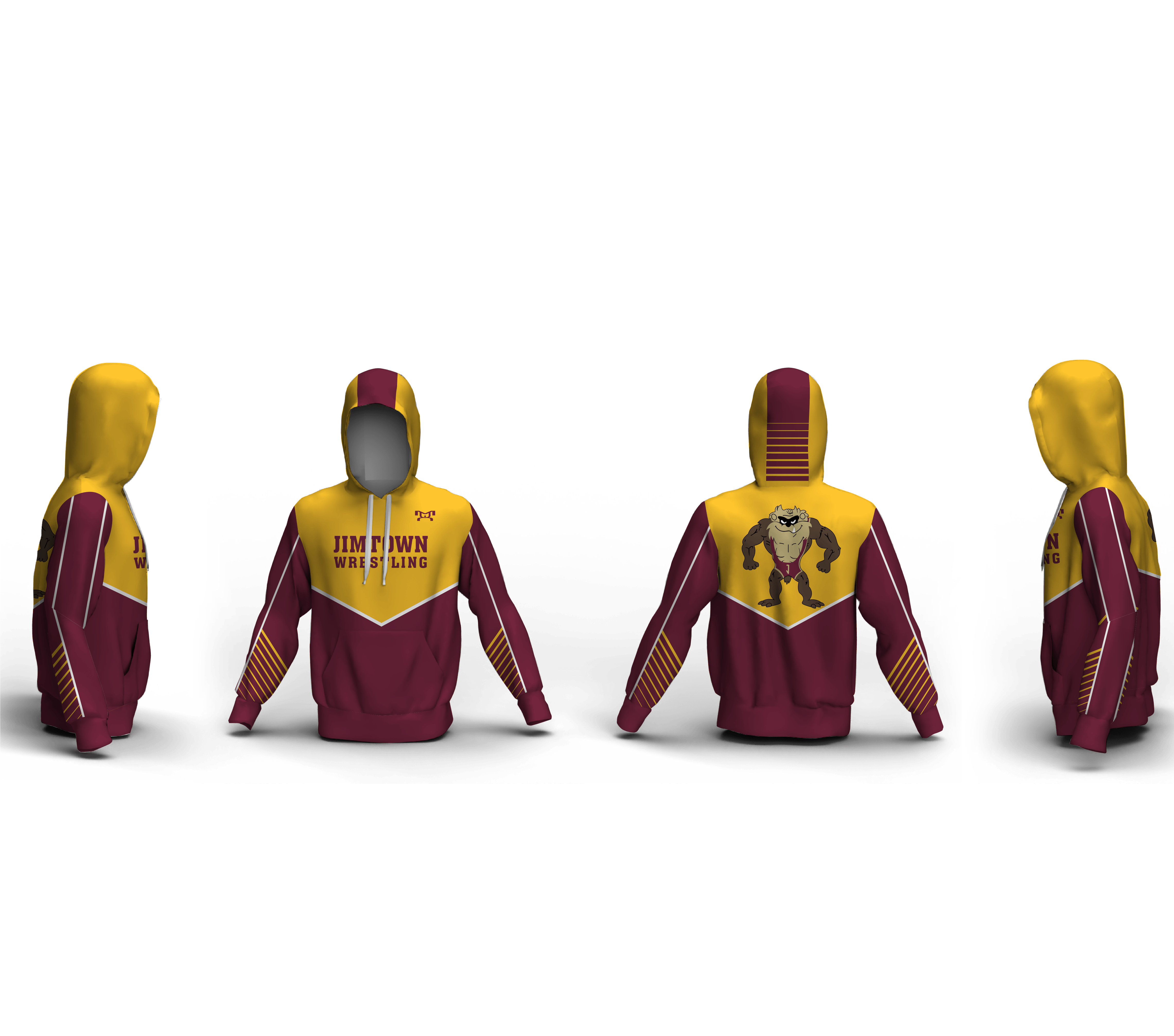 Jimtown Wrestling Elite Sublimated Hoodie