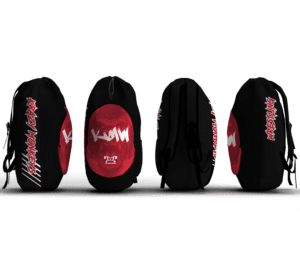 Krazy Monkeys WC  Sublimated Red Custom Gear Bag