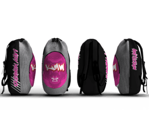 Krazy Monkeys WC Pink Sublimated Custom Gear Bag