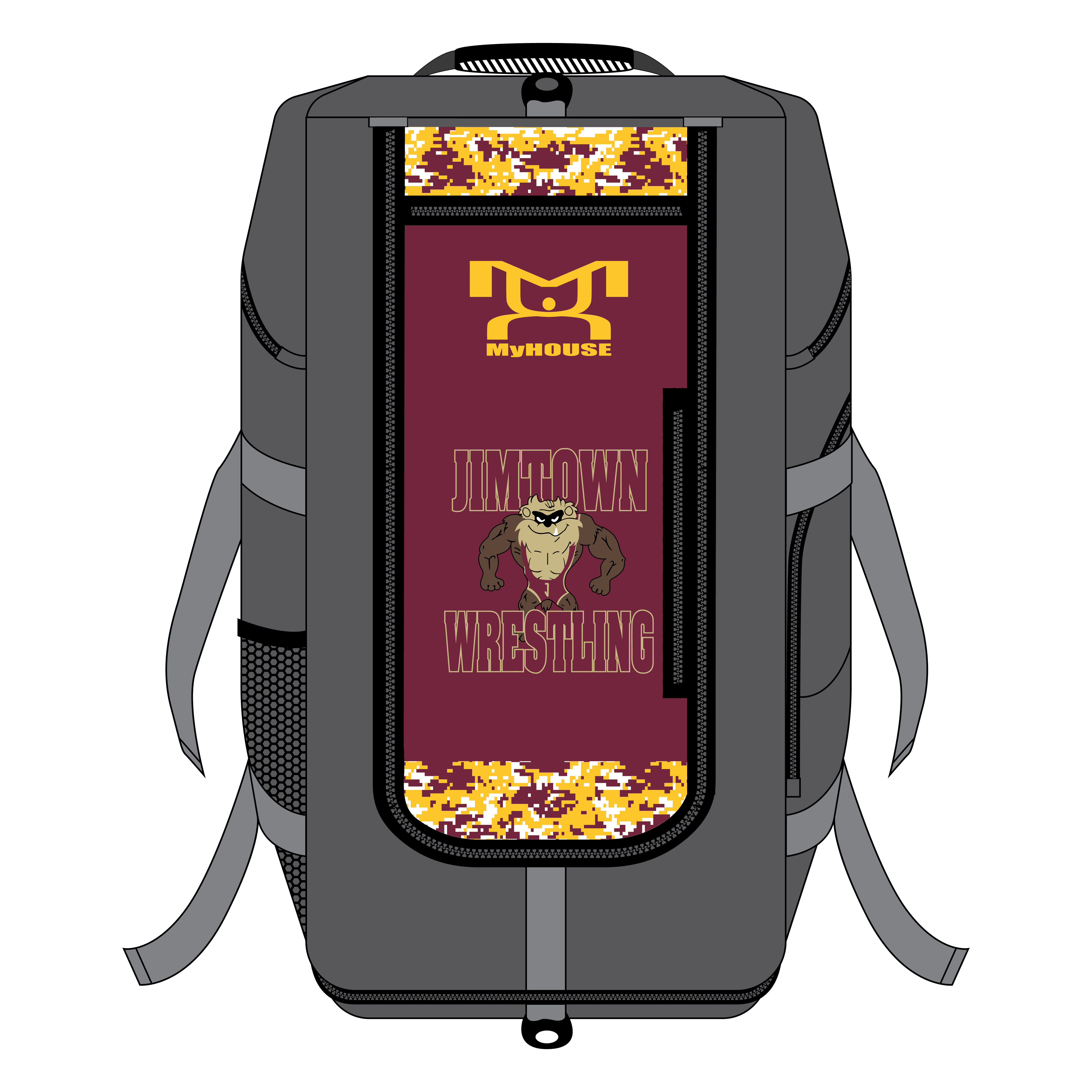 Jimtown Wrestling Hybrid Gear Bag (THIS WILL SHIP IN 6-8 WEEKS)