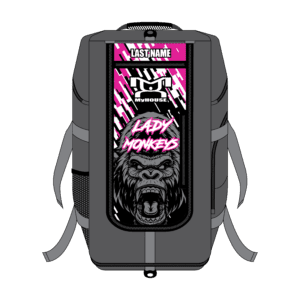 Krazy Monkeys WC  Pink Hybrid Gear Bag (THIS WILL SHIP IN 6-8 WEEKS)