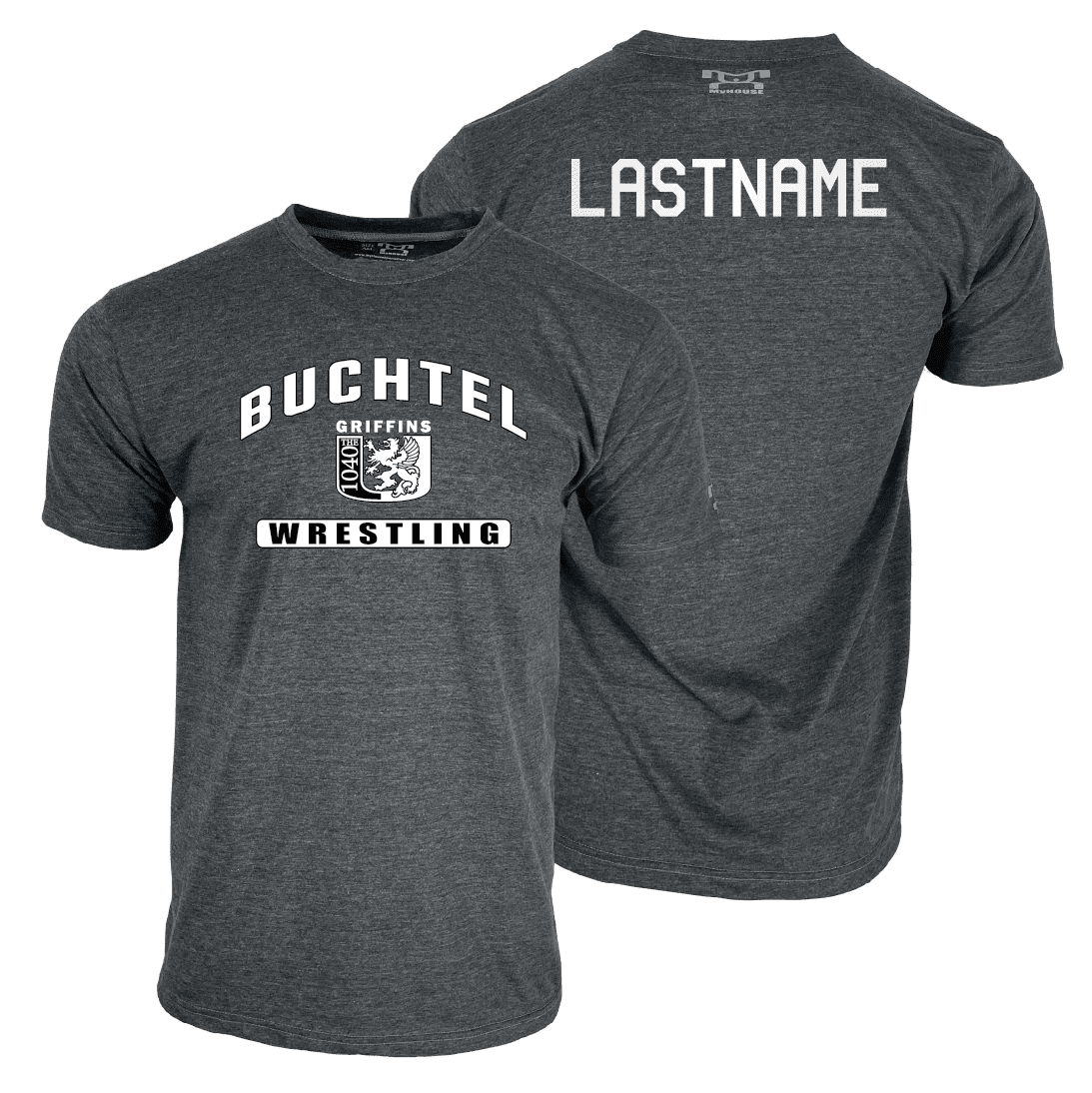 Buchtel Griffin High School Custom Heat Press Short Sleeve T-Shirt