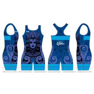 Mississippi Queens Wrestling Club BLUE Women's Custom Singlet