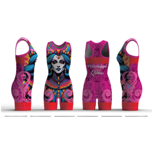 Mississippi Queens Wrestling Club Pink Women's Custom Singlet
