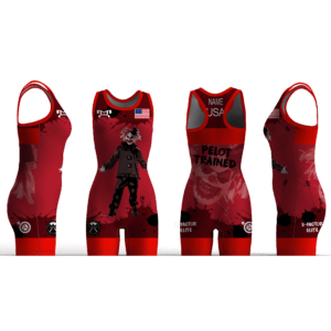 X-Factor Elite Wrestling Red Women's Custom Singlet