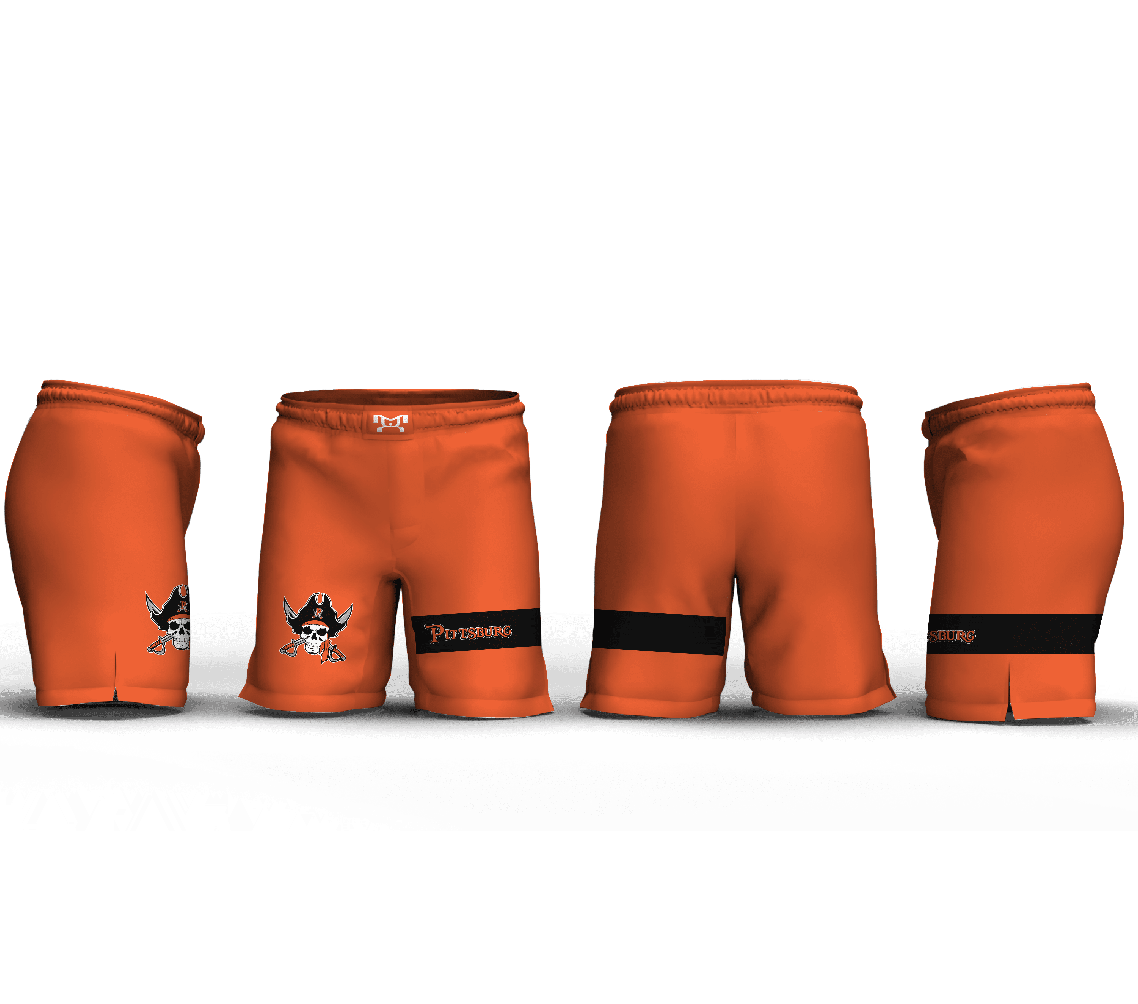 Pittsburg Youth Men's 9" Fight Short