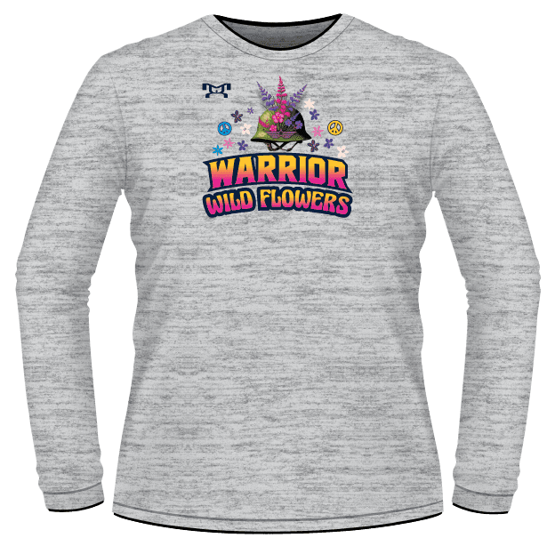 Warrior Wrestling PA-Wildflowers Girls 2026 Psychadelic Duals Custom Sublimated Decal Long Sleeve