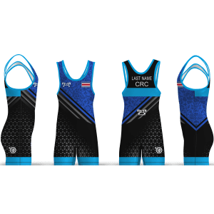 Costa Rica  Blue Freestyle Singlet (pre order)