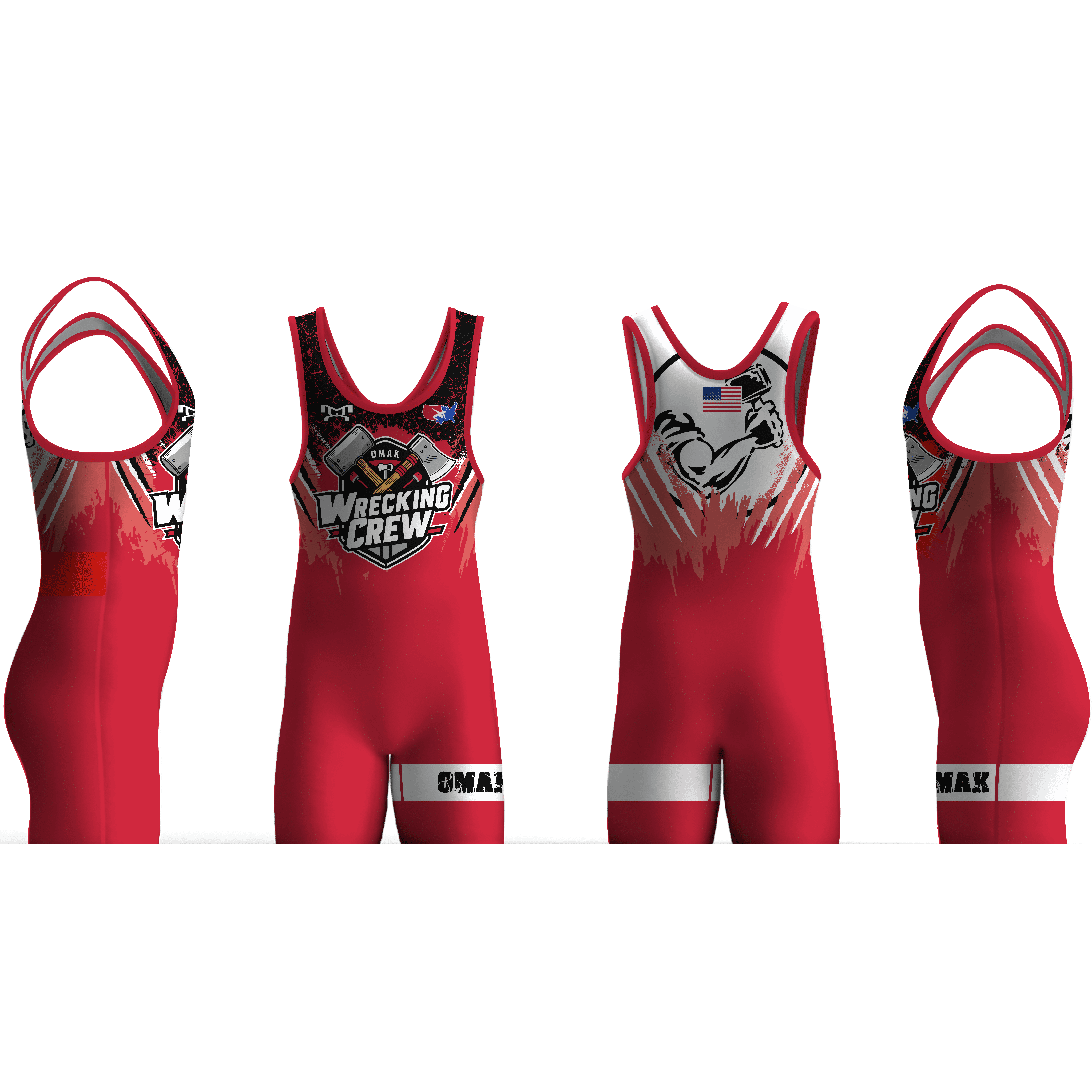 Omak Wrestling Club Custom Gear
