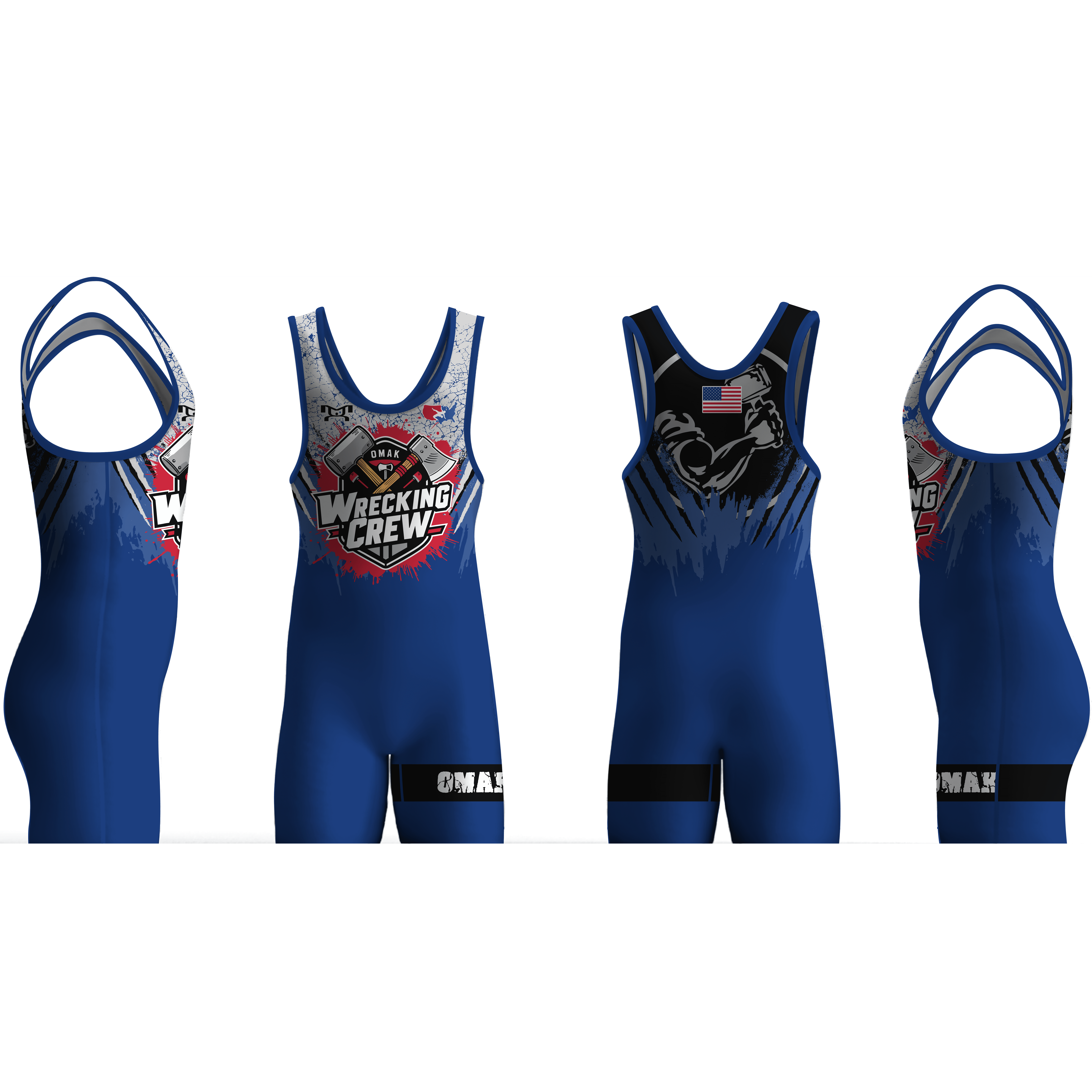 Omak Wrestling Club Custom Gear