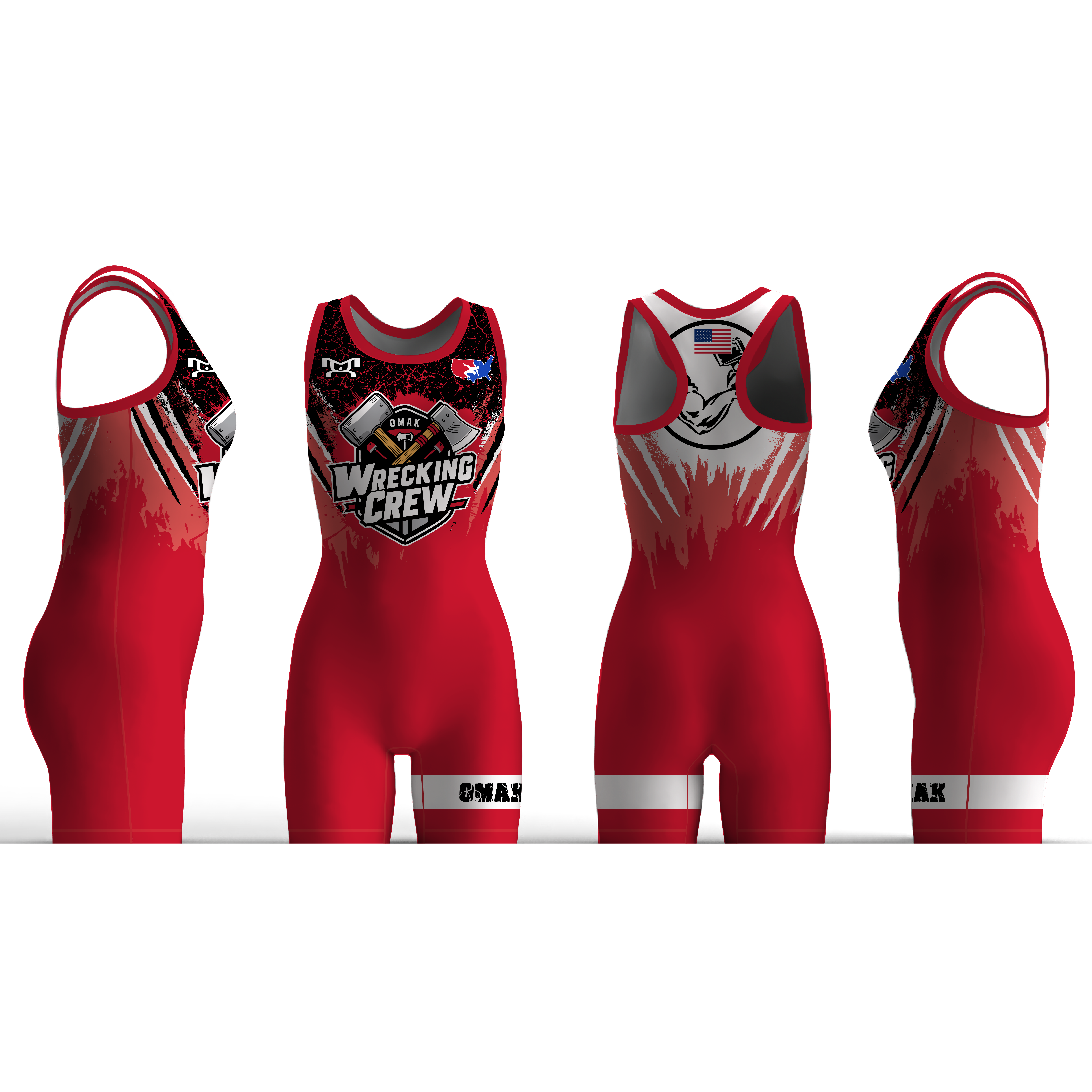 Omak Wrestling Club Custom Gear