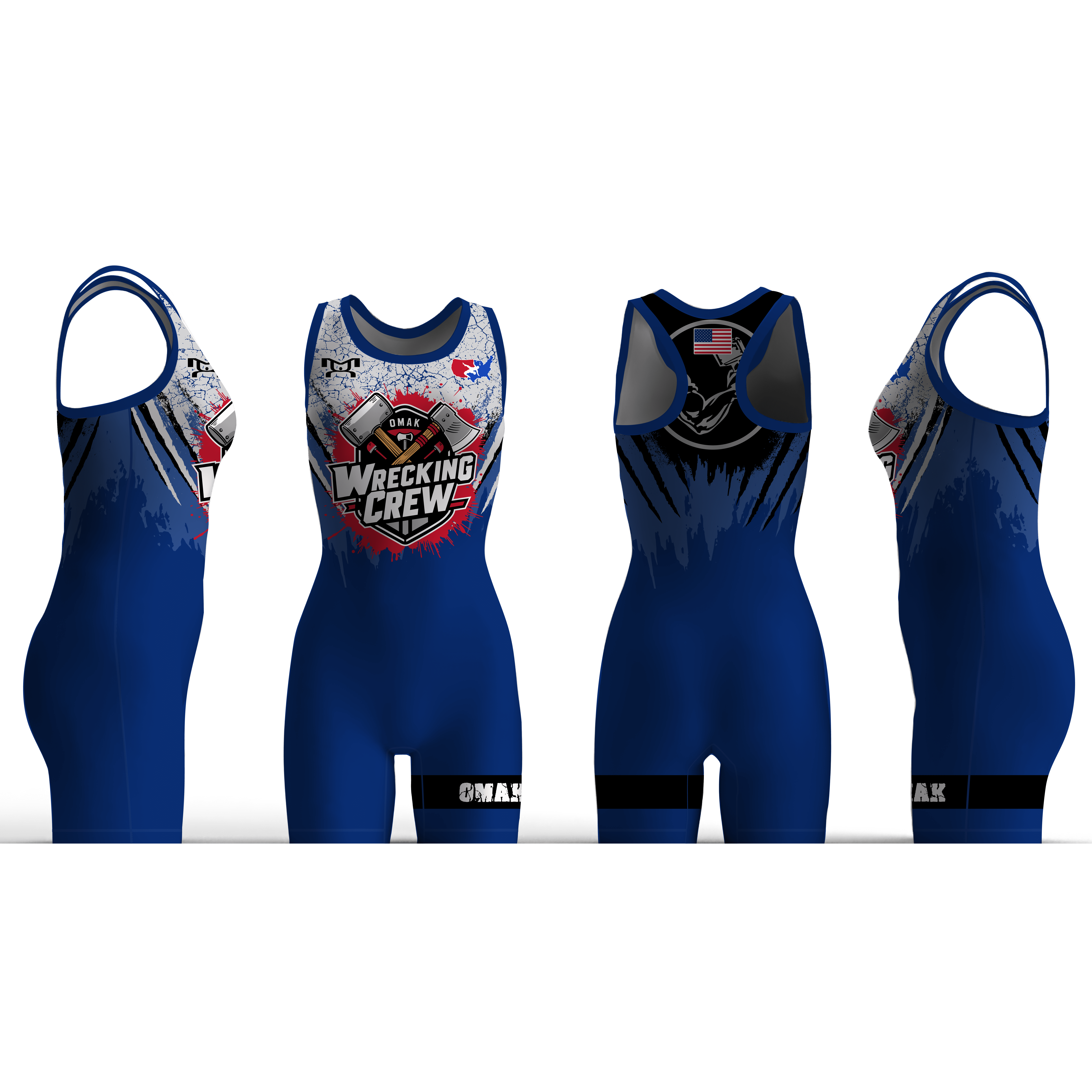 Omak Wrestling Club Custom Gear