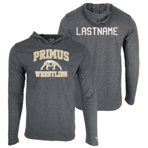 Primus Wrestling Custom Heat Press Long Sleeve Hoodie T-Shirt