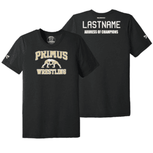Primus Wrestling Address Of Champions Heat Press T Shirt
