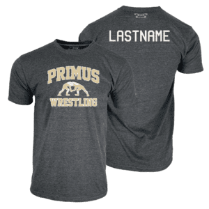Primus Wrestling Custom Heat Press Short Sleeve T-Shirt