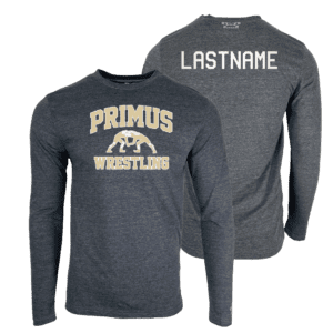 Primus Wrestling Custom Heat Press Long Sleeve T-Shirt