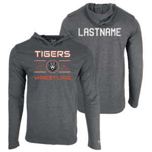 San Jacinto Wrestling Custom Heat Press Long Sleeve Hoodie T-Shirt