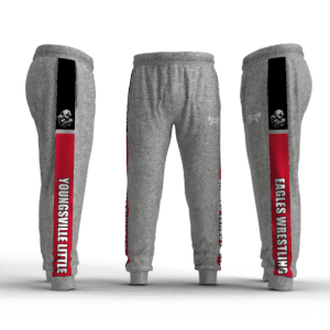 Youngsville Little Eagles Wrestling Box Stripe Slim Cut Joggers