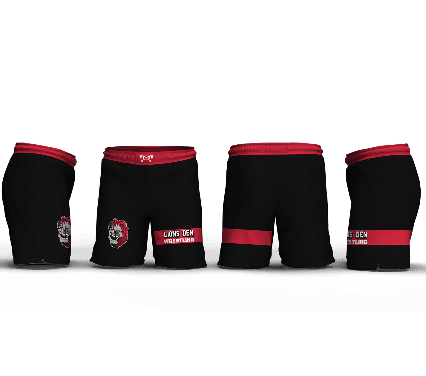 PA Lion's Den Men's 9" Fight Short 2025