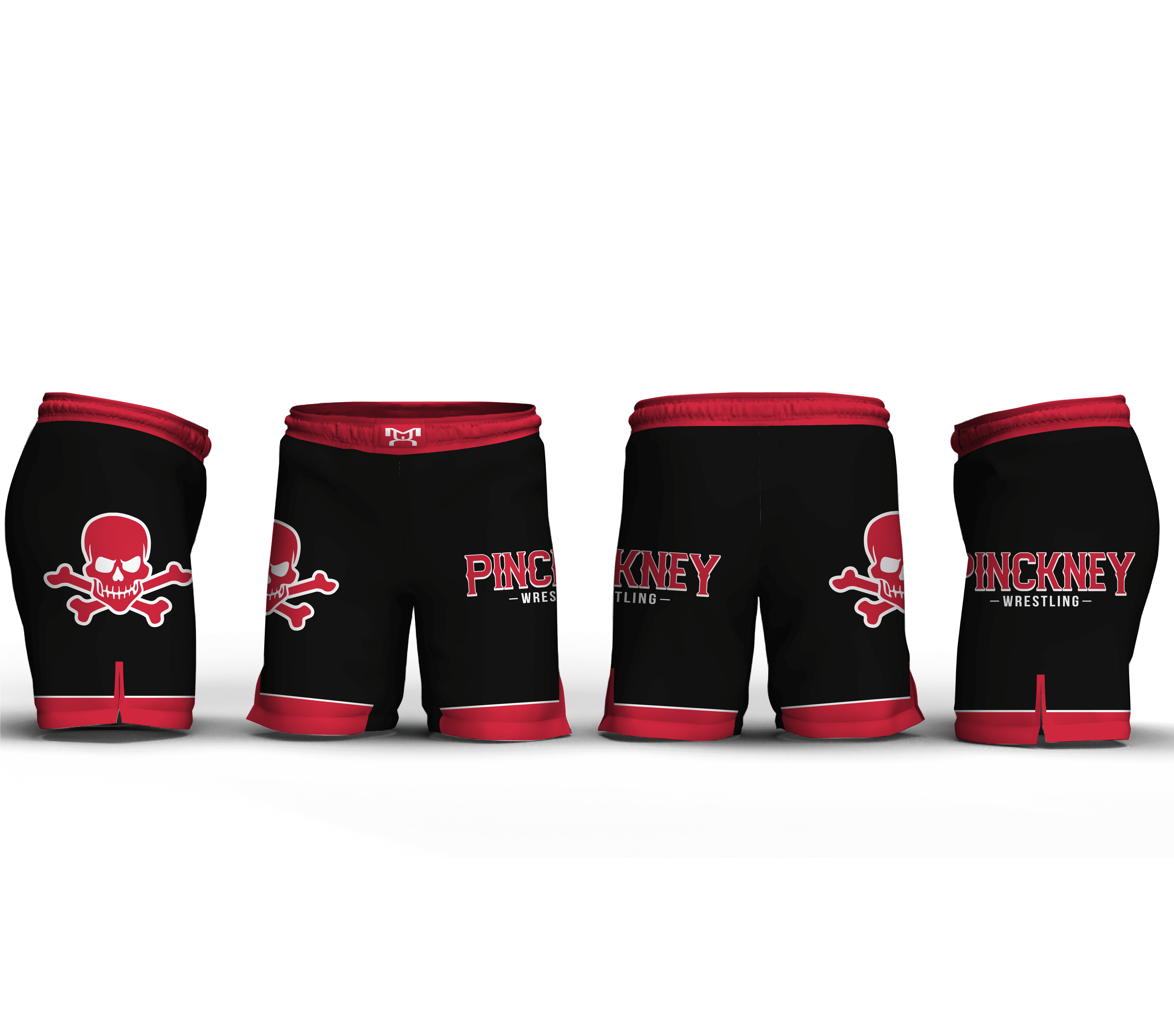 Pinckney Wrestling MI Men's 9" Fight Short