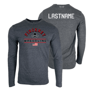Pinckney Wrestling MI Custom Heat Press Long Sleeve T-Shirt